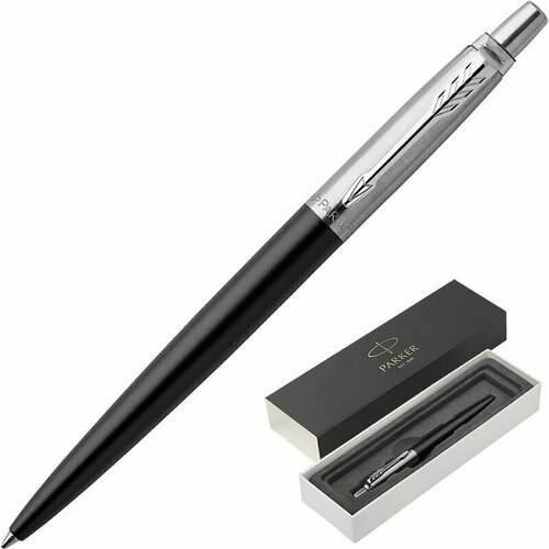 Ручка шариковая PARKER JOTTER BOND STREET BLACK CT синий 0,8мм 1953184, 691252