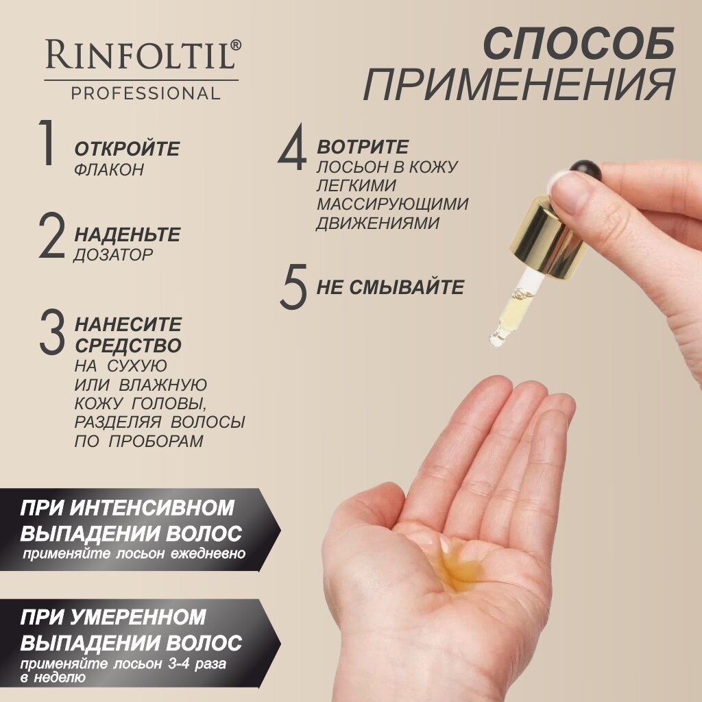 Ринфолтил Сереноа лосьон для мужчин Rinfoltil Serenoa for Men фл. 10мл №10 Вектор-Медика АО - фото №8