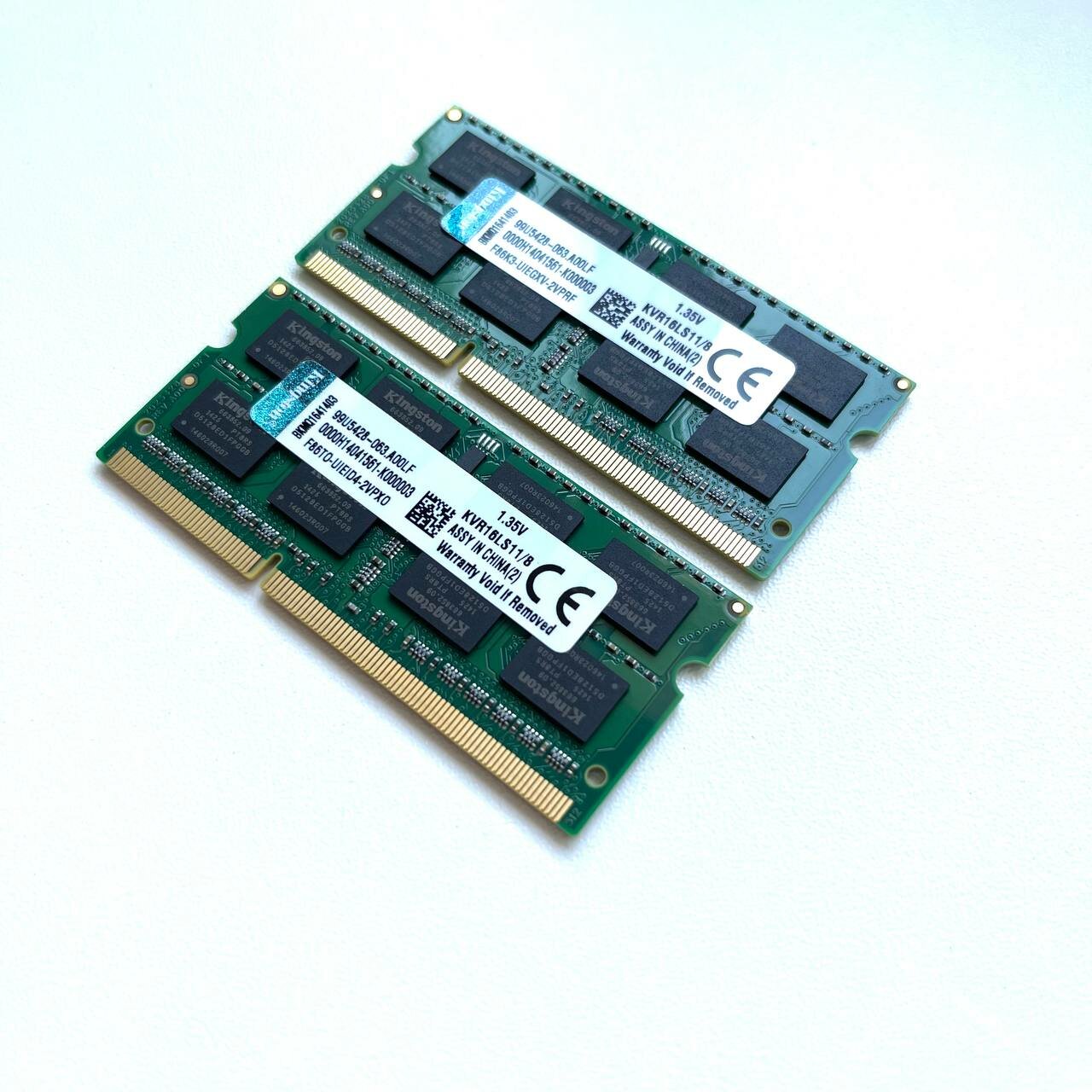 Оперативная память SODIMM Kingston DDR3 8GB 1600 2Rx8 PC3L-12800S 135v SODIMM для ноутбука