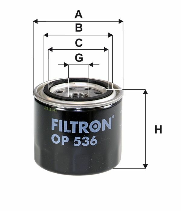 Масляный фильтр FILTRON OP 536