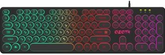 Клавиатура проводная игровая DEFENDER OZOTH GK-106, USB, 104 клавиши, с подсветкой, черная, 45106