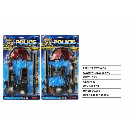 Набор Полиция, 2 вида в ассорт, на блист. 37x21x3 см игр набор полиция в ассорт коробка