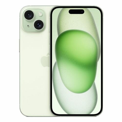 Смартфон Apple iPhone 15 A3092 128Gb зеленый 3G 4G 2Sim 6.1" OLED 1179x2556 iOS 17 48Mpix 802.11 a/b