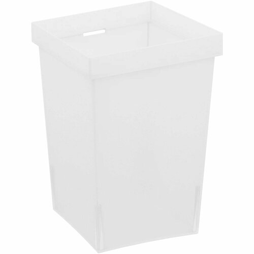 Контейнер для хранения Delinia ID 10x10x14.7 см пластик цвет белый