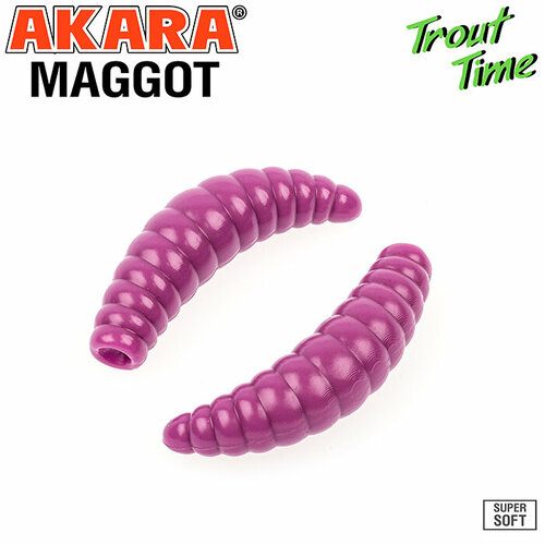 Силиконовая приманка Akara Trout Time MAGGOT 1,6 Cheese 459 (10 ш. т)