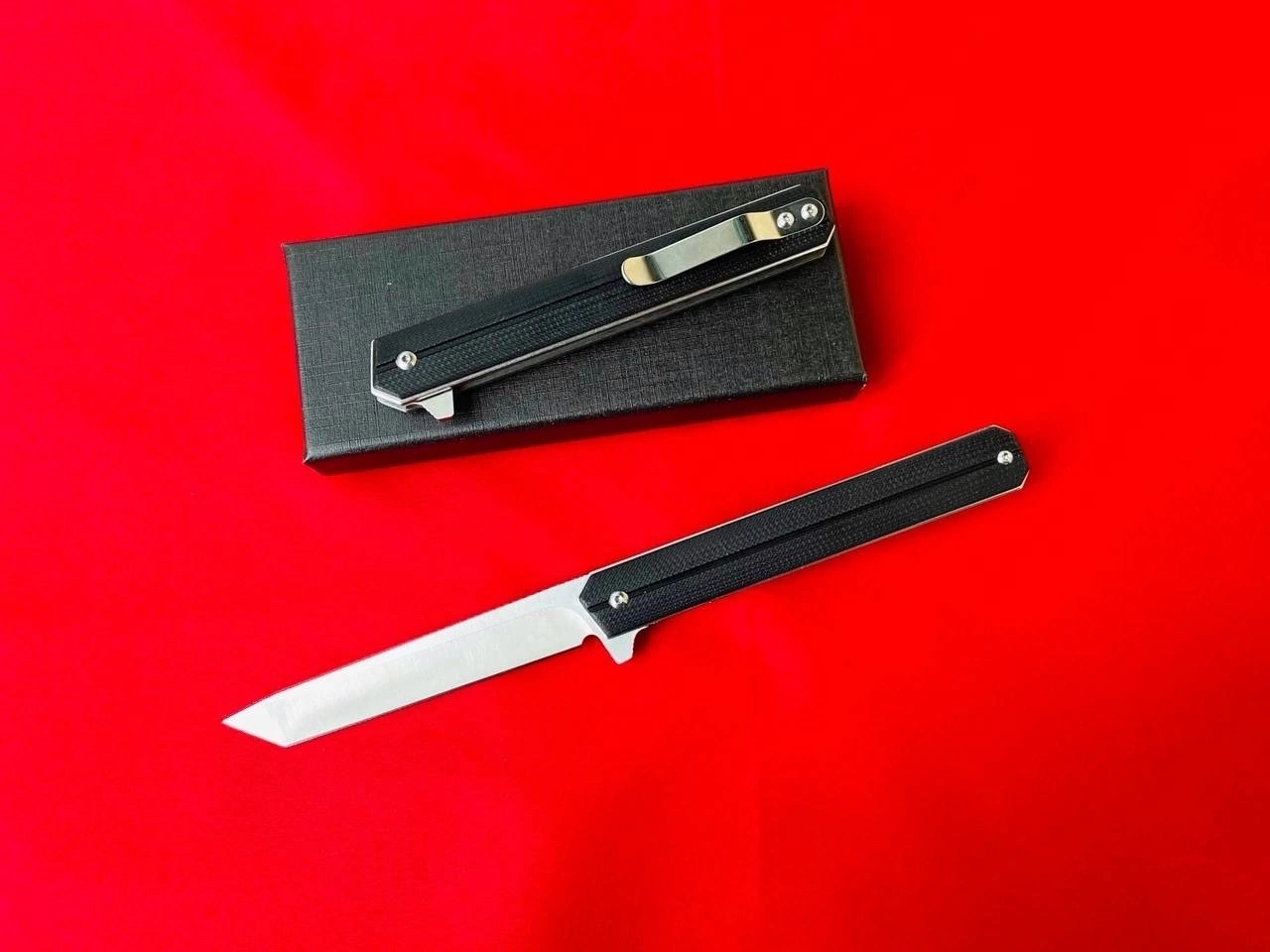 Нож туристический Tanto black/ складной нож из стали D2 в поход для рыбалки нож грибника