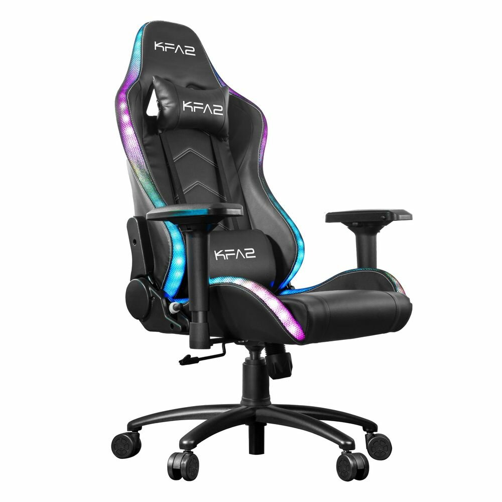 Игровое кресло KFA2 Gaming Chair 01 RGB SE Black With RGB remote control