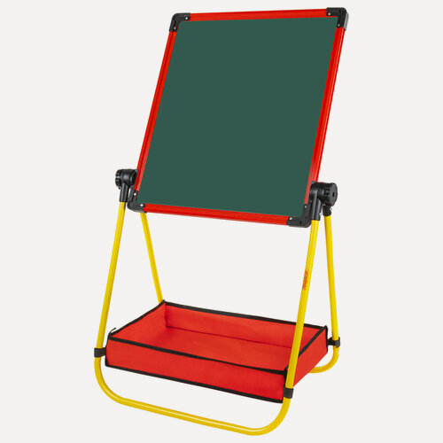 Изображение товара Мольберт растущий для мела/магнитно-маркерный 47х52 см, поворотный на 360 градусов, пифагор, 238149