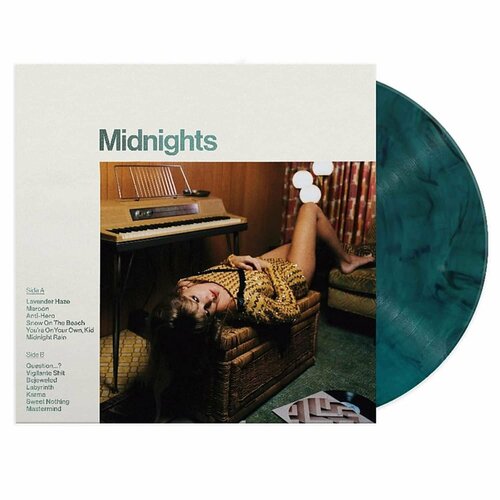 TAYLOR SWIFT - Midnights (LP jade green). Виниловая пластинка