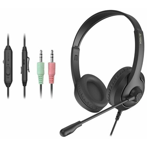 Компьютерная гарнитура A4Tech Fstyler FH100 черный 169300₽