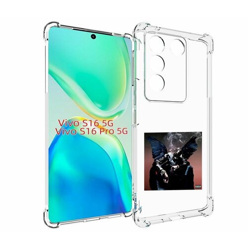 Чехол MyPads Travis Scott - Birds In The Trap Sing McKnight для Vivo S16 5G / S16 Pro 5G / V27 / V27 Pro задняя-панель-накладка-бампер чехол mypads travis scott birds in the trap sing mcknight для vivo y77 5g задняя панель накладка бампер