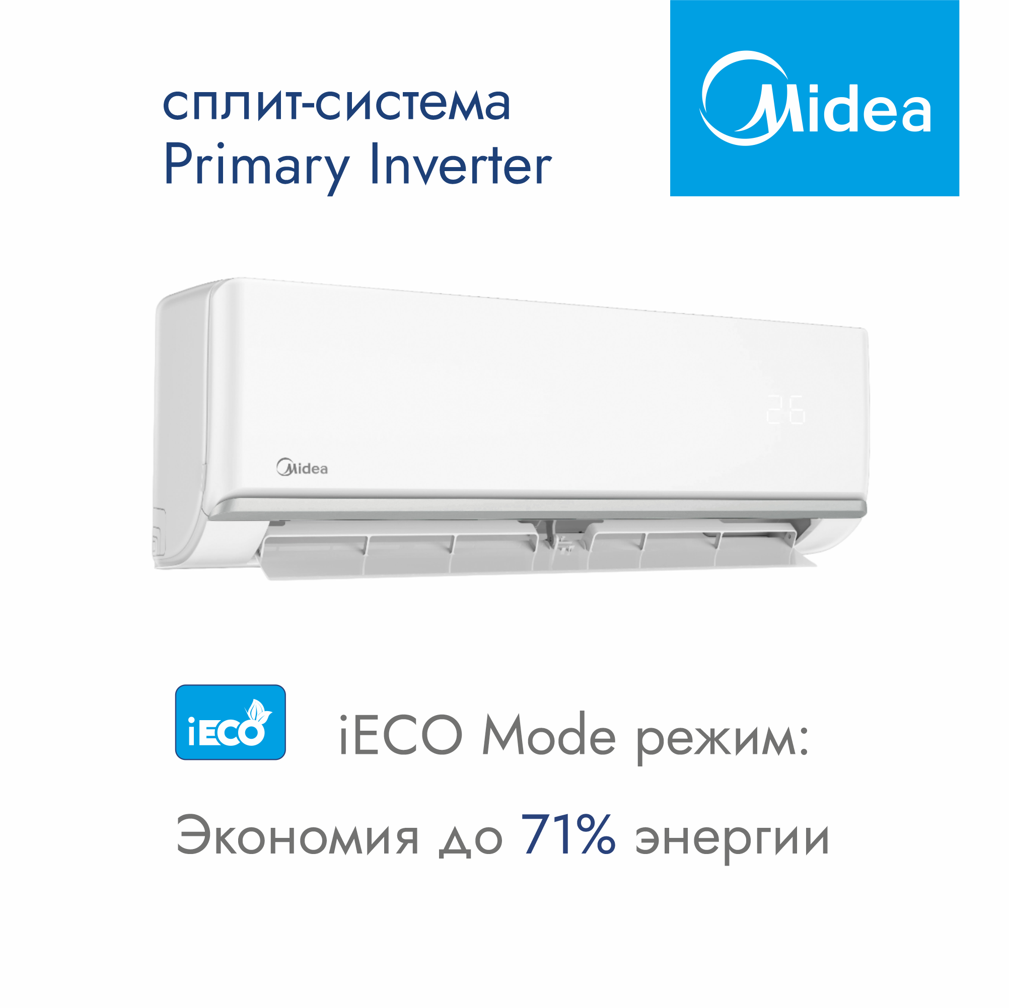 Сплит-система Midea MSAG3-09N8C2-I/MSAG3-09N8C2-O Primary Inverter - фотография № 12