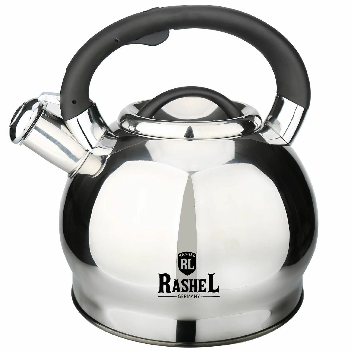 Чайник для плиты со свистком из нержавеющей стали RasheL 2,5 л со свистком