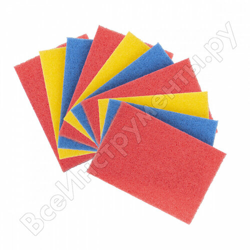 DOBB&MOPP Губки чистящие блеск 10 10 шт/ уп 3.3.01.020