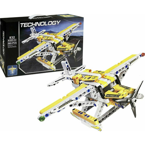 Конструктор самолёт серия TECHNOLOGY 260 деталей DK TOYS 832