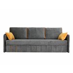 Прямой диван Некст (Слим) Серый, механизм Еврокнижка - изображение