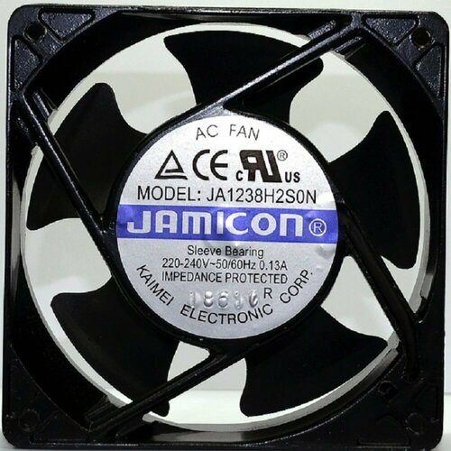 JAMICON вентилятор JA1238H2S0N-T 120х120х38 230В С00034849