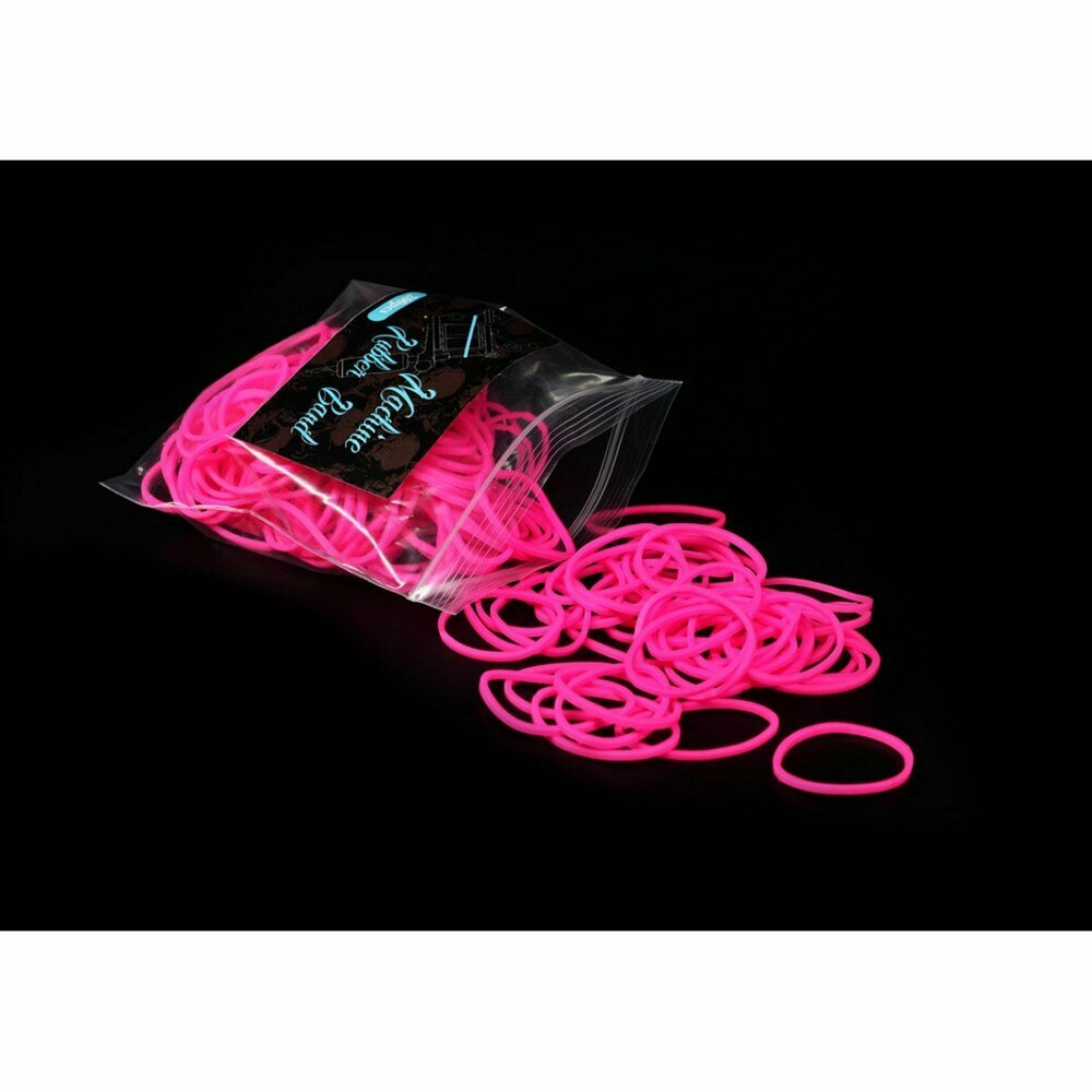 Резинки бандажные 200 шт Розовый