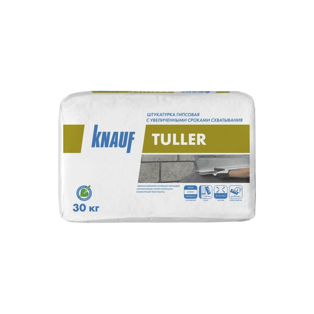 Штукатурка гипсовая Knauf Туллер эластичная 30 кг