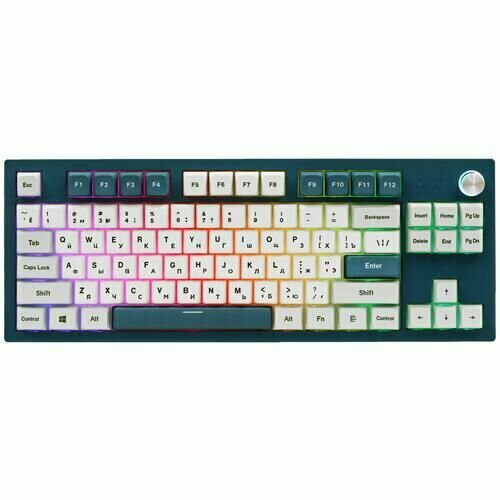 Клавиатура проводная Montech Mkey 87 Freedom механическая Gateron Yellow клавиш - 85 USB зеленая 1751000₽