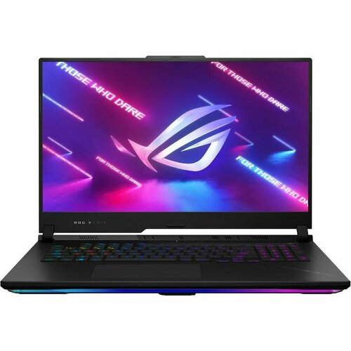 ноутбук asus rog strix scar 18 g814jvr n6010 ips 2k 2560x1600 90nr0if6 m000c0 черный 18 intel core i9 14900hx 16гб ddr5 1тб ssd geforce rtx 4060 8гб без ос Ноутбук ASUS ROG Strix Scar 17 G733PY-LL049, 17.3 (2560x1440) IPS 240Гц/AMD Ryzen 9 7945HX/32ГБ DDR5/1ТБ SSD/GeForce RTX 4090 16ГБ/Без ОС, черный (90NR0DB4-M00450)