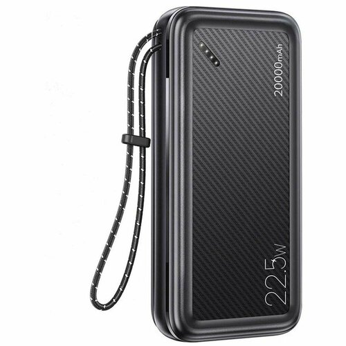 Внешний аккумулятор (Power bank) Usams US-CD168 PB60 Dual 20000 mah QC3.0+PD Fast Charging 22.5W чёрный