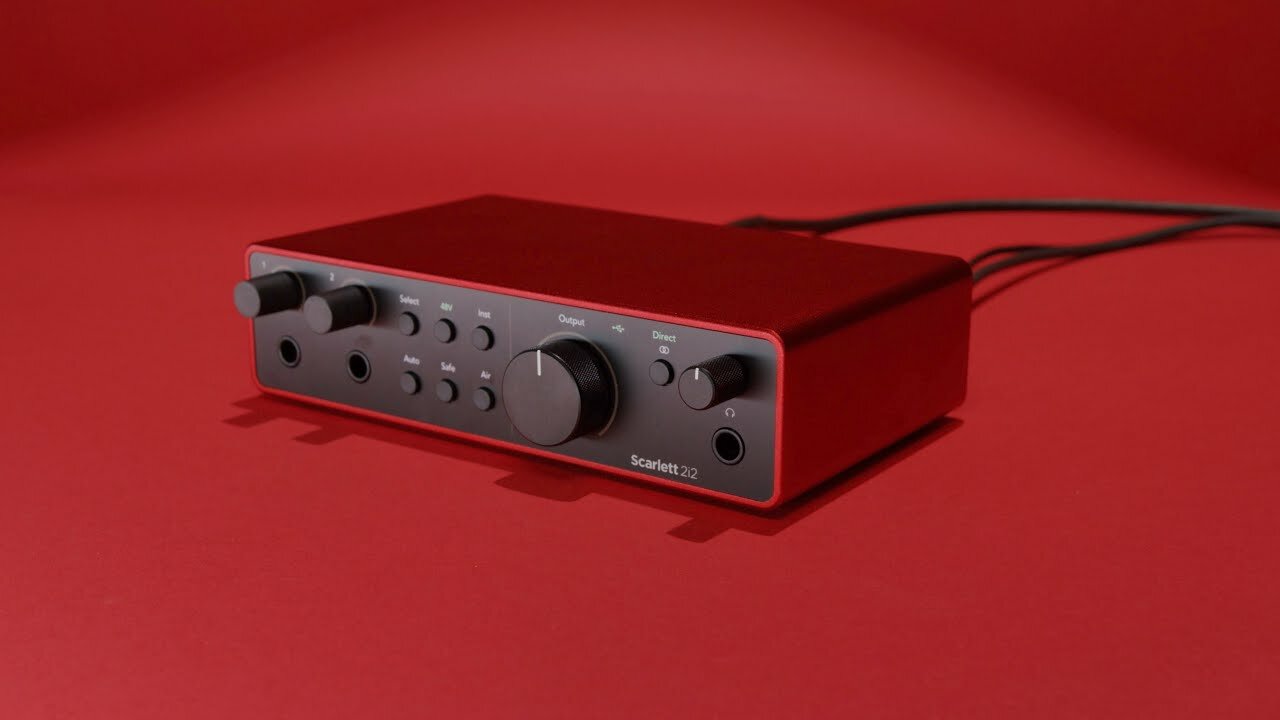 Звуковая карта Focusrite Scarlett 2i2 4rd gen для USB