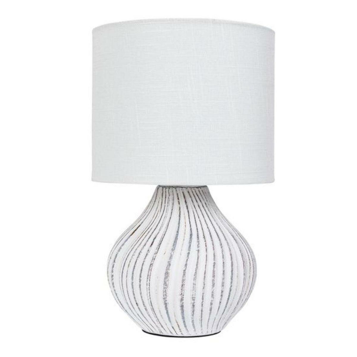 Настольная лампа Arte Lamp Nusakan A5034LT-1WH цвет Белый/Белый материал Металл/Текстиль