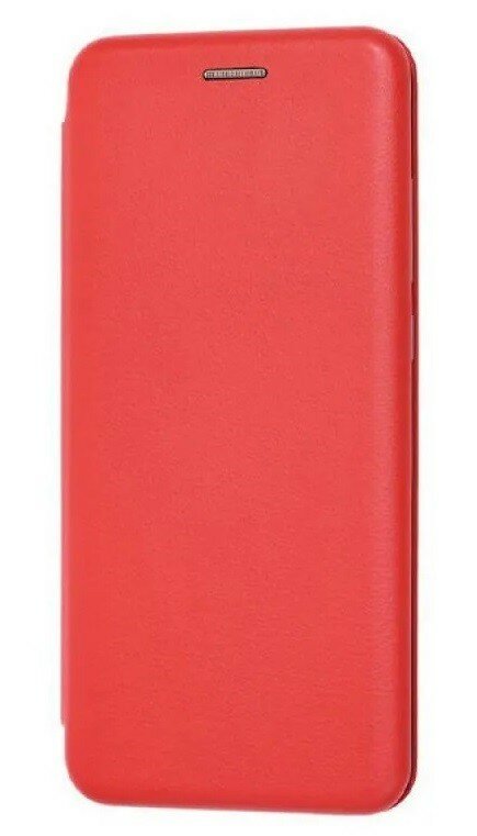 Накладка пластиковая матовая для Samsung Galaxy S22 S901 с силиконовой окантовкой красная