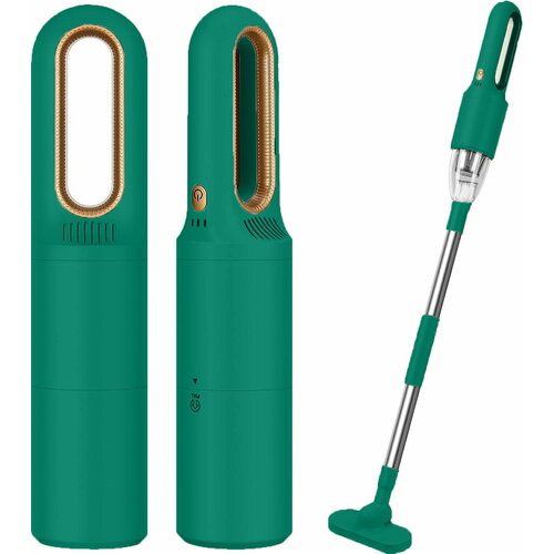 Беспроводной мини-пылесос вертикальный ручной с контейнером для уборки дома офиса телескопическая труба с защитой от перегрева 455700₽