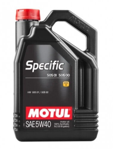 Моторное масло Motul Specific 505 01 505 00 5W-40 синтетическое 5 л