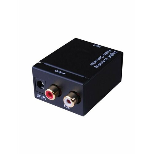 Аудиоконвертер адаптер AV Converter Toslink С ( С цифрового coaxial / toslink в аналоговый AV аудио сигнал )