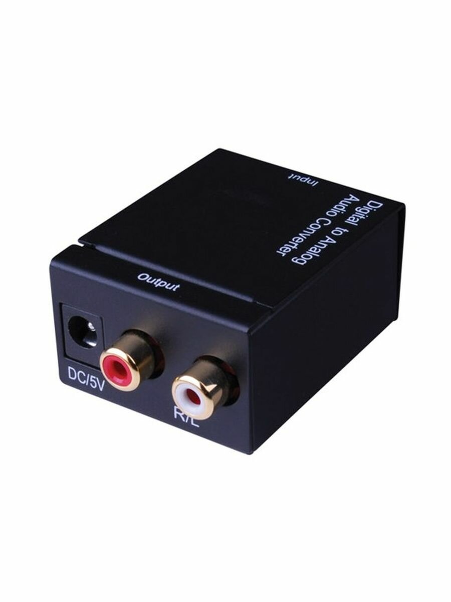 Аудиоконвертер адаптер AV Converter Toslink С ( С цифрового coaxial / toslink в аналоговый AV аудио сигнал )