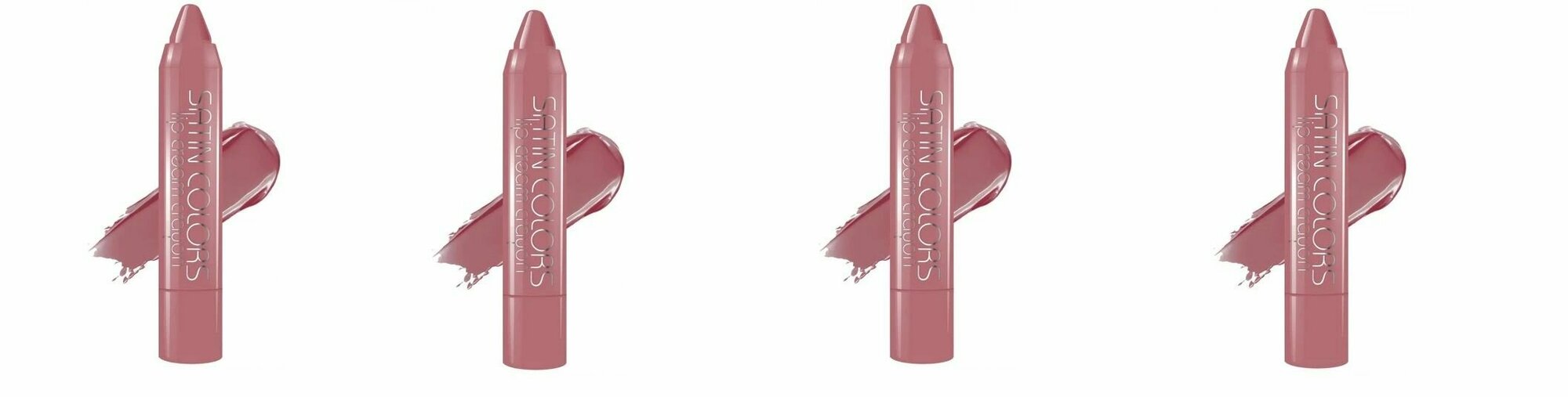 Помада-карандаш для губ Belor Design Smart Girl SATIN COLORS, тон 14 розовый тауп х 4шт