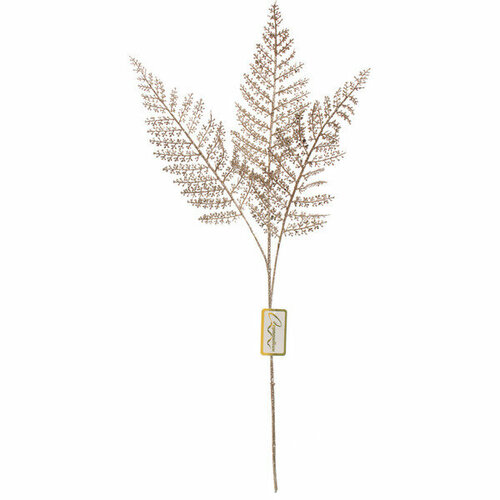 Ветка декоративная Сверкающий папоротник 86 см Шампань 529₽