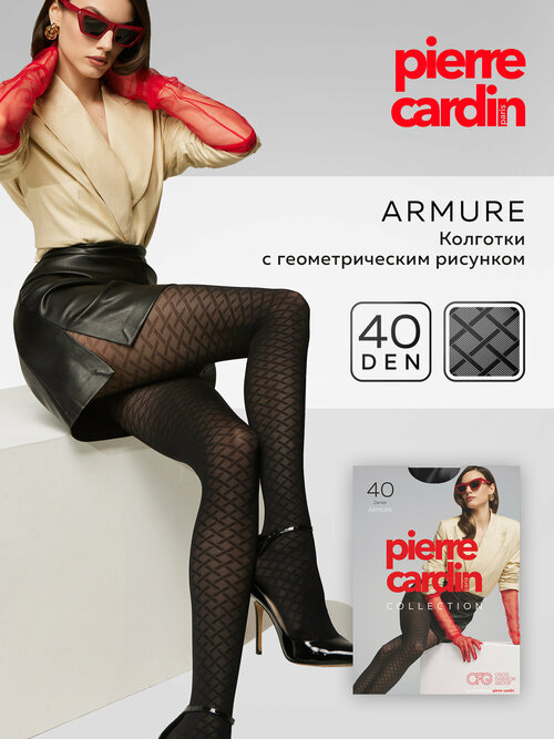 Колготки  Pierre Cardin, 40 den, размер 2, черный