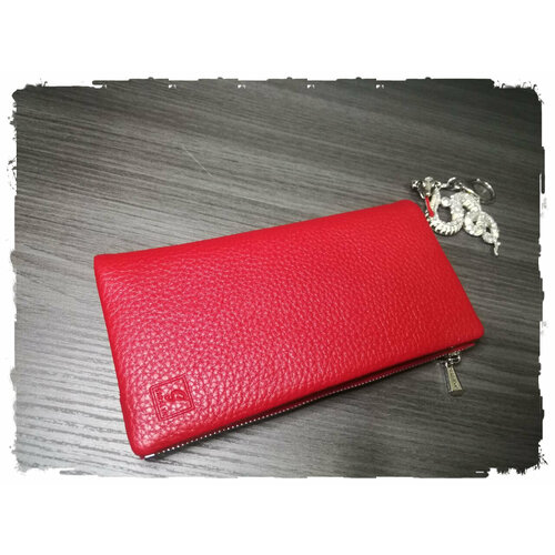 Кошелек Saralyn С-6117А, фактура матовая, гладкая, красный