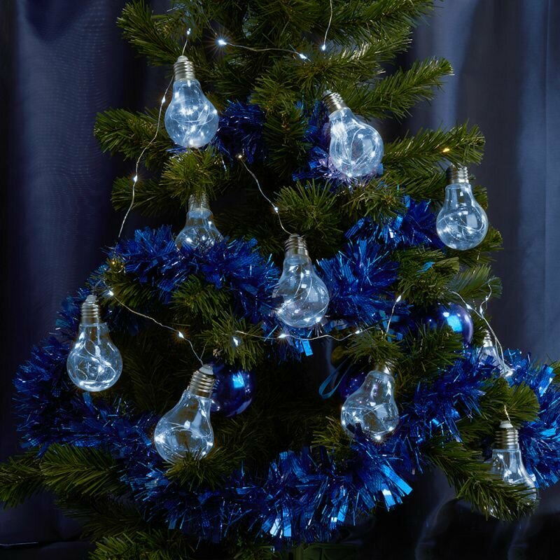 фото Светодиодная гирлянда Feron CL580 фигурная 3м +0.5м 5000K с питанием от батареек