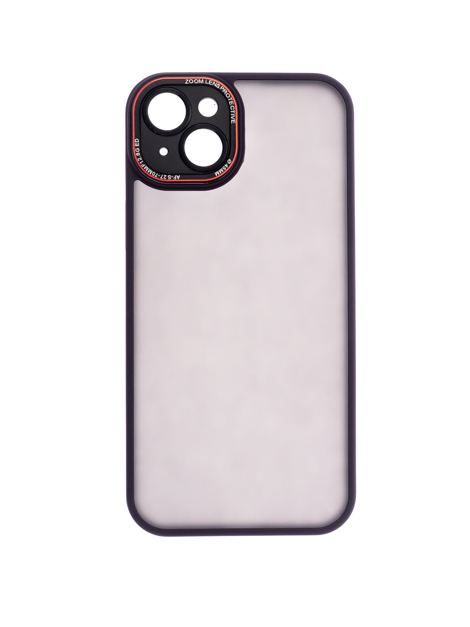 Чехол-накладка для iPhone 15 Plus VEGLAS Crystal Shield фиолетовый