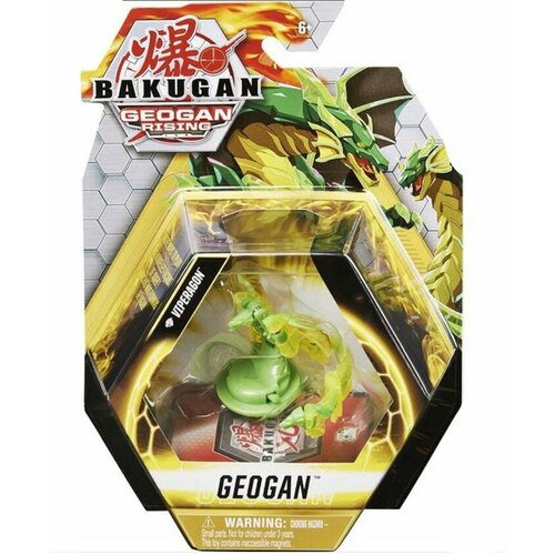 Фигурка-трансформер Bakugan S3 Геоган Viperagon 6059850/20134837 зелёный фигурка трансформер bakugan s3 geogan talan red 6059850 20134835