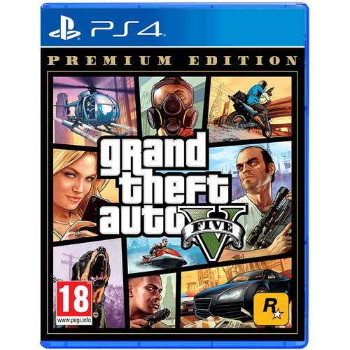 Игра GTA V Grand Theft Auto V Premium Edition Русская версия для PlayStation 4 2790₽