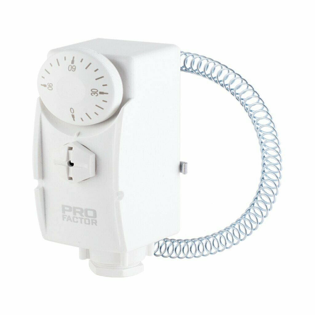 фото Термостат накладной, 16 А, от 0 до 90 °C, ProFactor, PF TC 640 W, 250 В