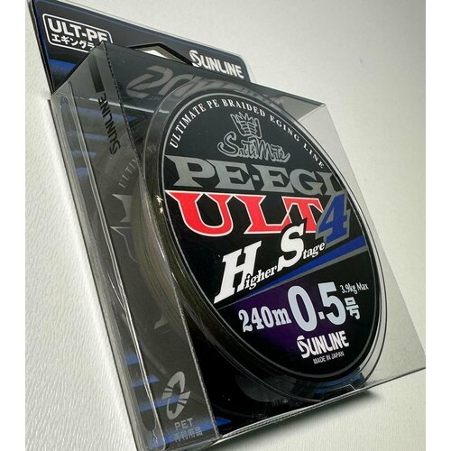 фото Плетеный шнур sunline pe egi ult higher stage 4, #0.5, 8 lb, 240 м. многоцветный