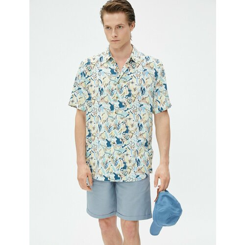 фото Шорты koton, размер 38, хаки