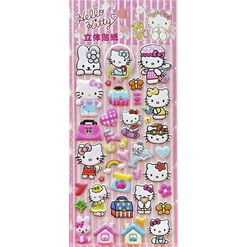 hk 003898 игровой набор hello kitty уютный домик грибочек Наклейки Hello Kitty