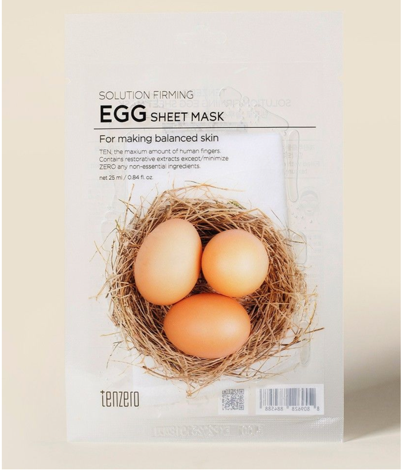Маска тканевая для лица Tenzero Egg для сужения пор, 25 мл - фото №7