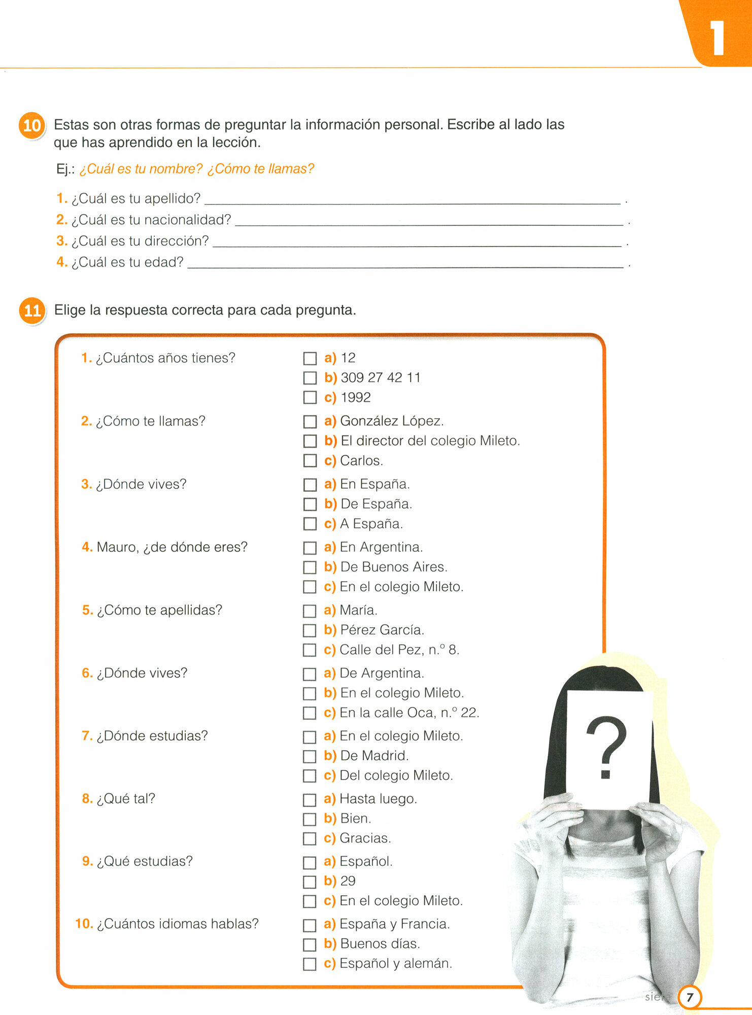 Nuevo Manana 1 - Libro de Ejercicios A1 - фото №10