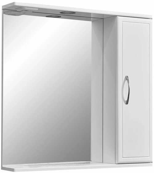 Зеркальный шкаф Stella Polar Концепт 70/С правый белый SP-00000127
