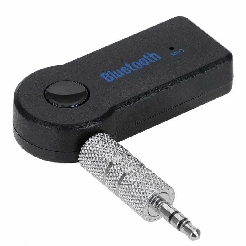 Автомобильный Bluetooth AUX / Bluetooth адаптер для авто / Универсальный с микрофоном  3.5 мм  чёрный