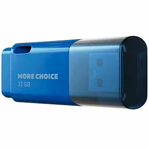 Флешка More Choice MF32 32 Гб usb 2.0 Flash Drive - темно-синий